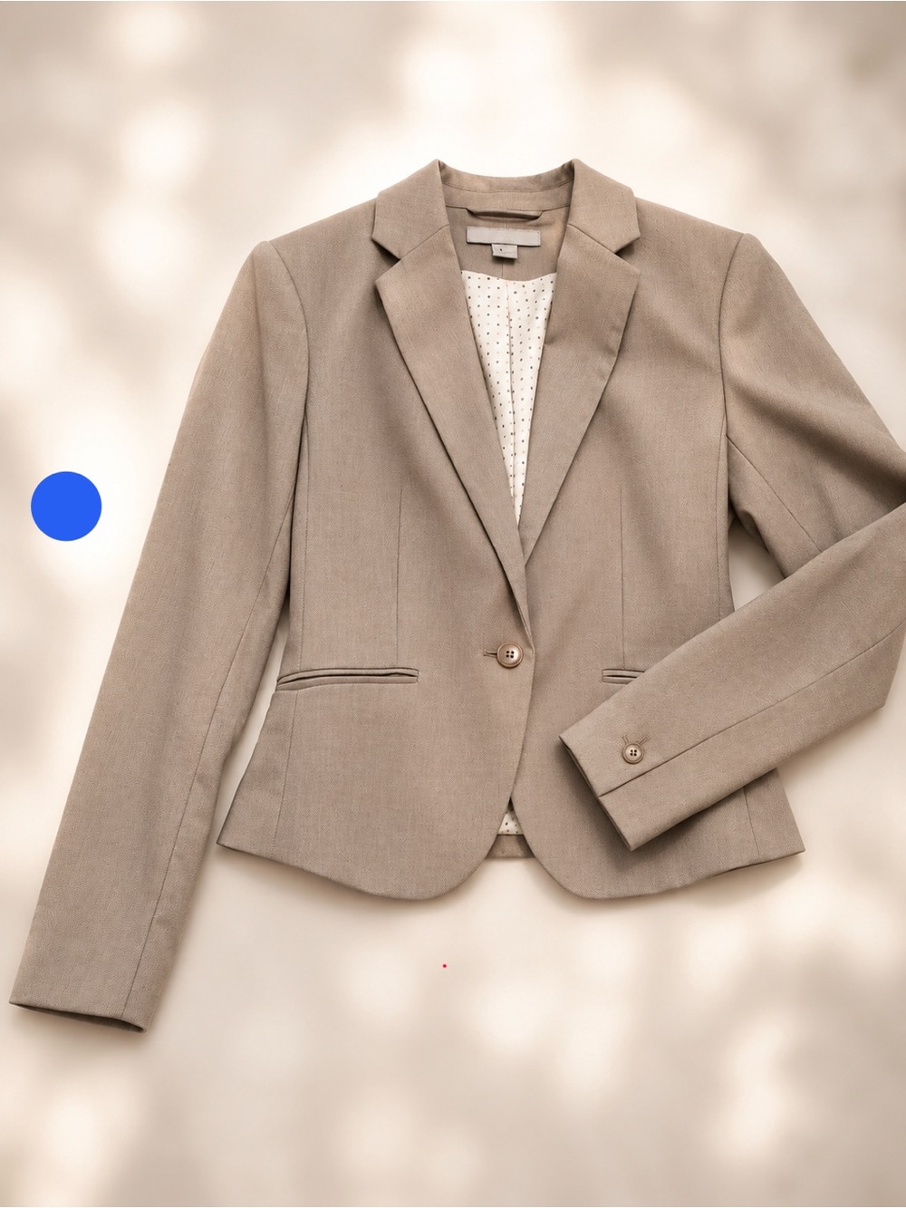 H&M Tailored One-Button Career Blazer Jacket Women’s US 4